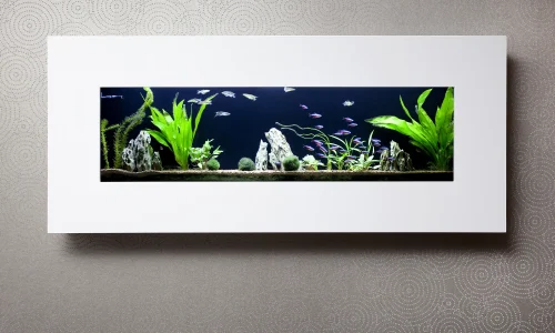 Nástěnné akvárium natureWall v interiéru