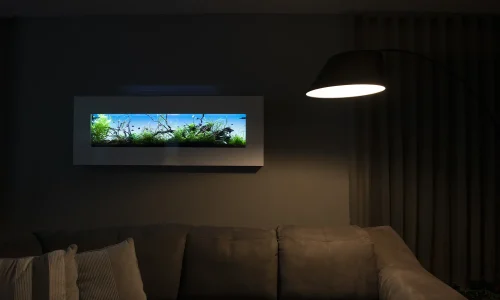 Nástěnné akvárium natureWall v interiéru