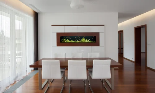 Nástěnné akvárium natureWall v interiéru