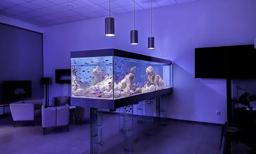 Levitující akvárium o objemu 4000 litrů