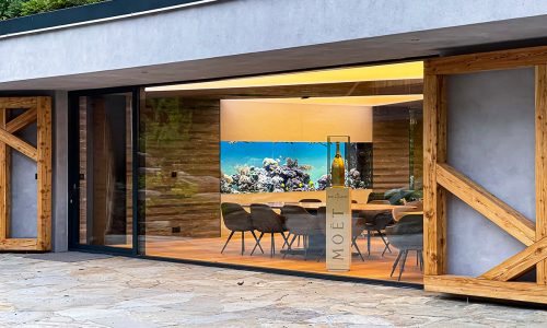 Twin Blue korálové akvárium